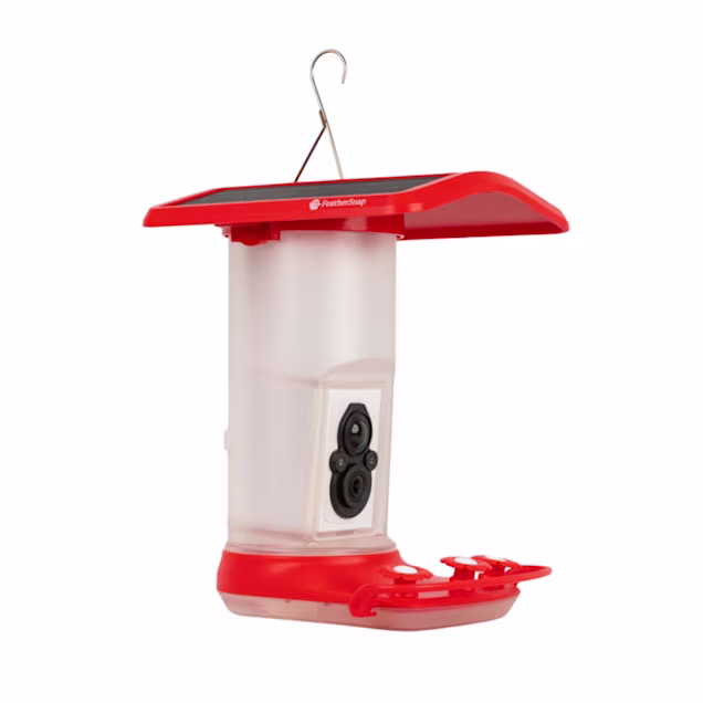 FeatherSnap Smart Wifi Hummingbird Feeder, 5" L X 11.3" W X 14.1" H - Carousel image #1