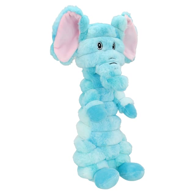 Multipet International Crimpy Blue Elephant Dog toy, Large | Petco