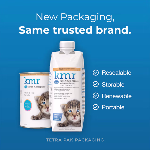 PetAg KMR Kitten Milk Replacer Liquid, 16 fl. oz. | Petco