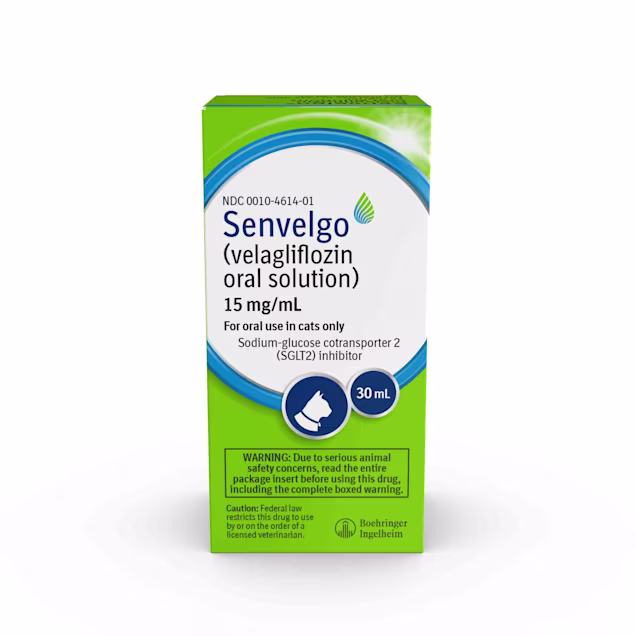 Senvelgo (velagliflozin oral solution) Liquid Oral Diabetes Treatment for Cats, 30 mL - Carousel image #1