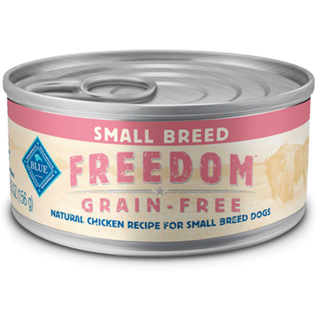 Blue Buffalo Blue Freedom Grain-Free Small Breed Chicken Recipe Wet Dog Food, 5.5 oz., Case of 24 - Carousel image #1