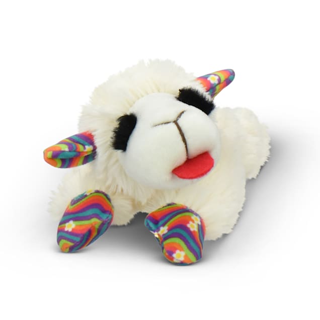 Multipet International Lamb Chop Groovy Dog Toy, 6