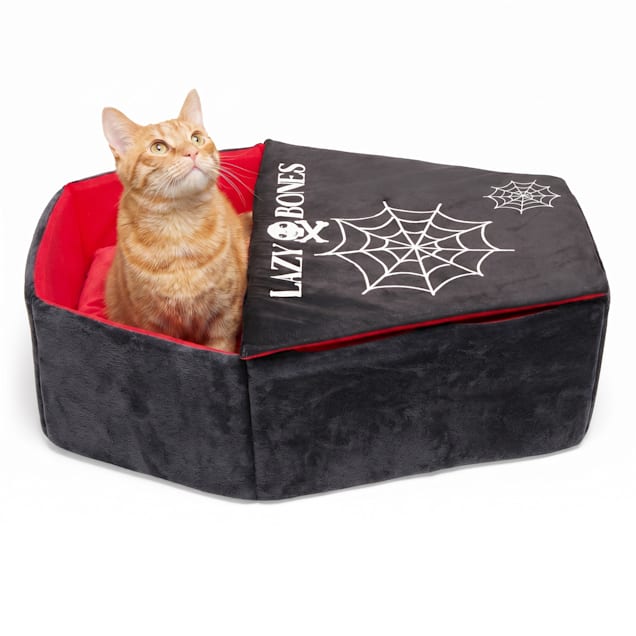 Petco Halloween Coffin Pet Bed, 24" L x 18" W x 7.5" D, Medium - Carousel image #1