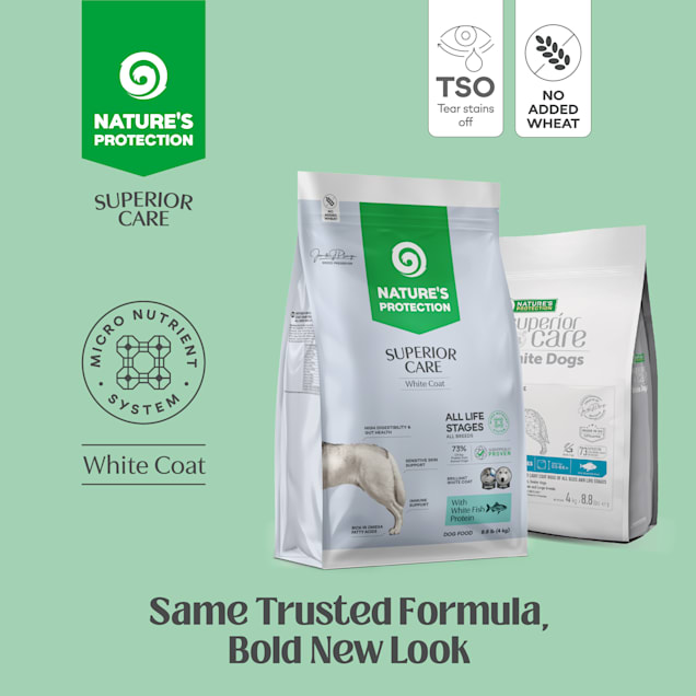 ドッグフード NATURE'S PROTECTION White Dogs 4kg Nature's Protection Superior Care White Dogs Grain Free All Sizes