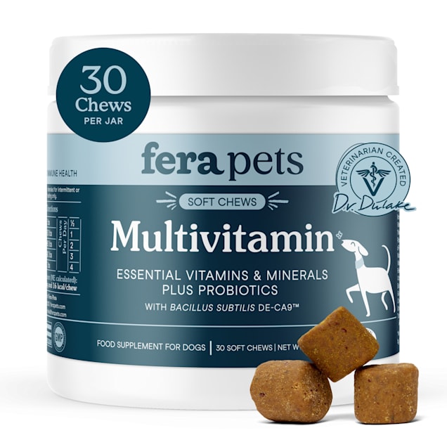 Fera Pets Multivitamin Soft Chews for Dogs, 4.64 lbs., Count of 30 - Carousel image #1