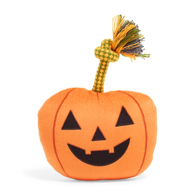 Petco Pumpkin Plush Dog Toy, Small - Carousel image #1