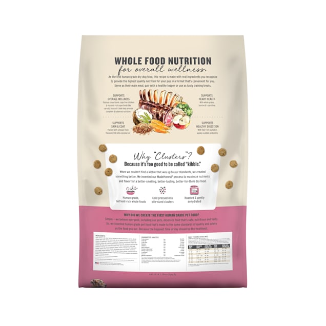 The Honest Kitchen Gourmet Whole Food Clusters Whole Grain Lamb