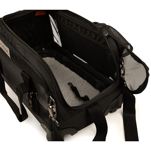 SHERPA ペットキャリー Medium Sherpa Wheeled Carrier for Dogs, Black, Medium | Petco