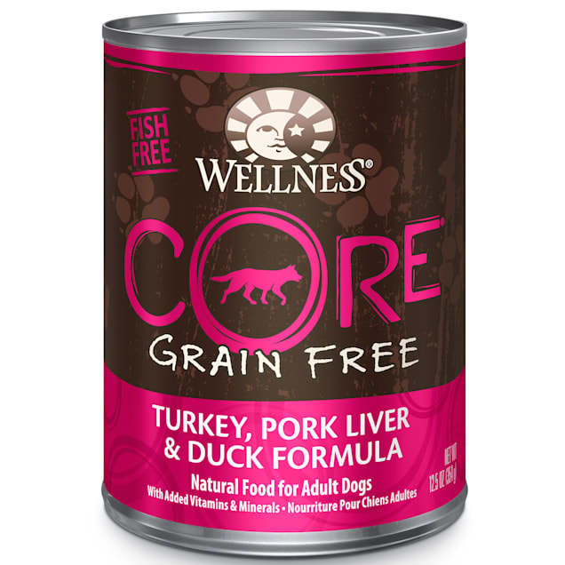 Wellness CORE Natural Grain Free Turkey, Pork Liver & Duck Recipe Wet ...