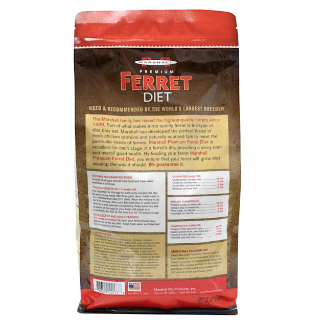 Petco marshall ferret food top