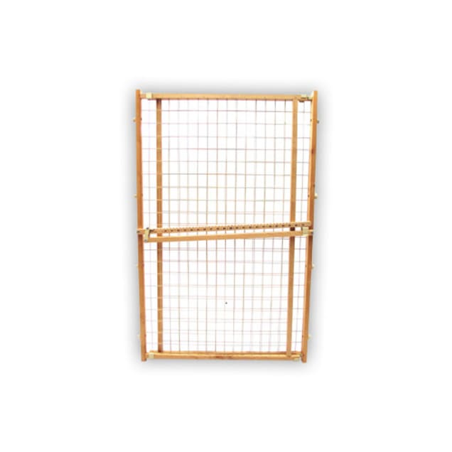 Four Paws Wood Frame Wire Mesh Gate - Carousel image #1