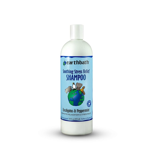 Earthbath Eucalyptus & Peppermint Soothing Stress Relief Pet Shampoo, 16 fl. oz. - Carousel image #1
