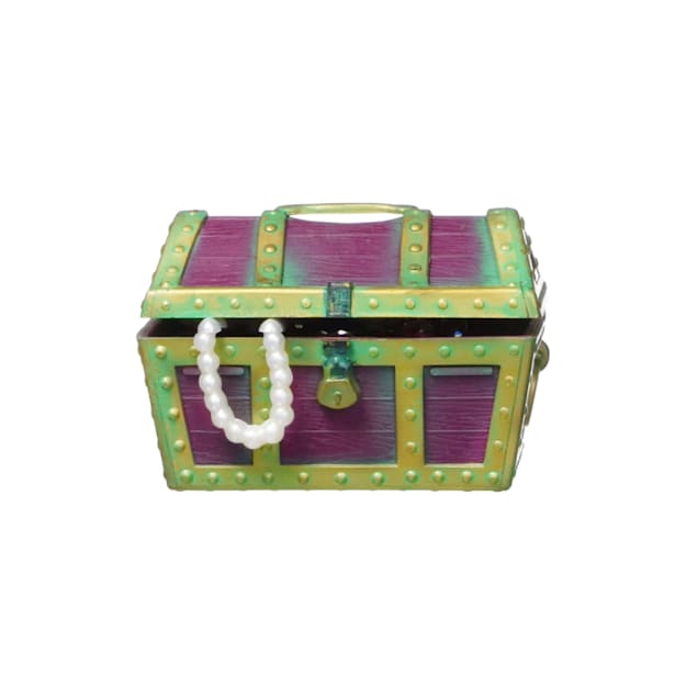 opgraven steen kom tot rust Penn Plax Action Aerating Ornament - Treasure Chest | Petco