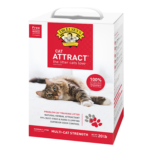 Dr. Elsey's Cat Attract Clumping Clay Cat Litter, 20 lbs. - Carousel image #1