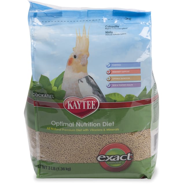 Kaytee Exact Natural Optimal Nutrition Diet for Cockatiels, 3 lbs. - Carousel image #1