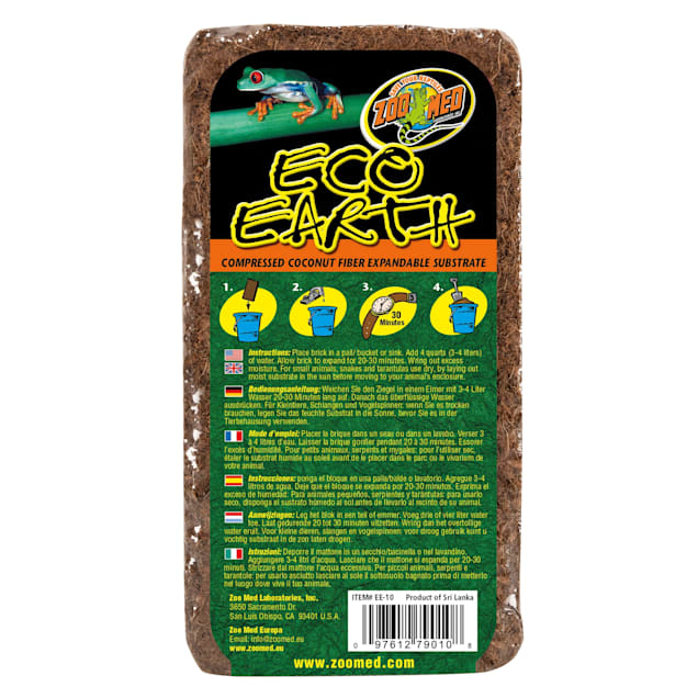 Zoo med eco earth compressed outlet coconut fiber substrate