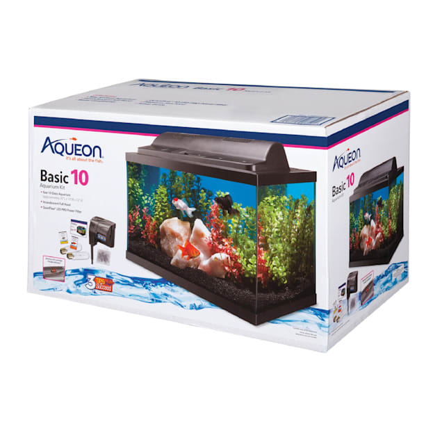 Aqueon Standard Glass Aquarium Tank 10 Gallon $9.99