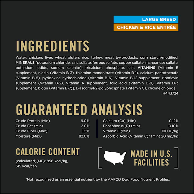 Calories in purina pro plan hot sale