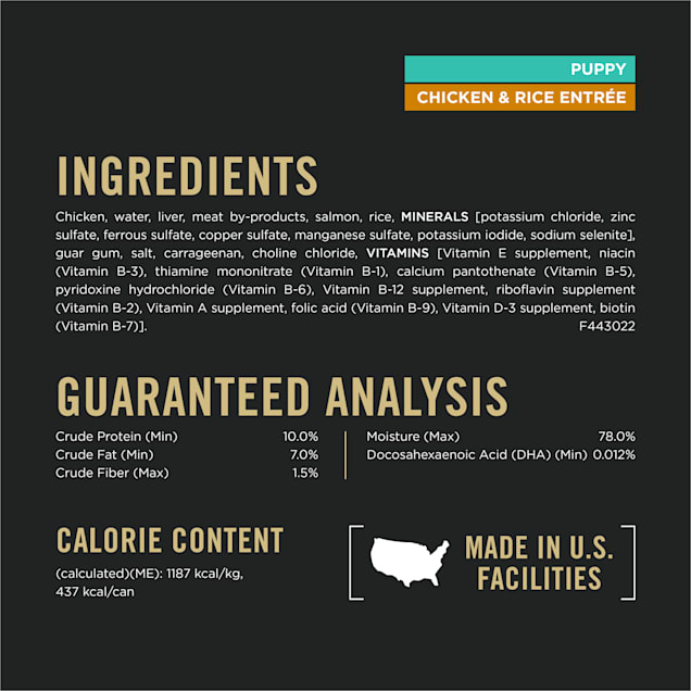 Ingredients in purina pro shop plan focus