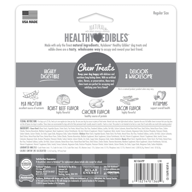 Nylabone healthy edibles sales warning