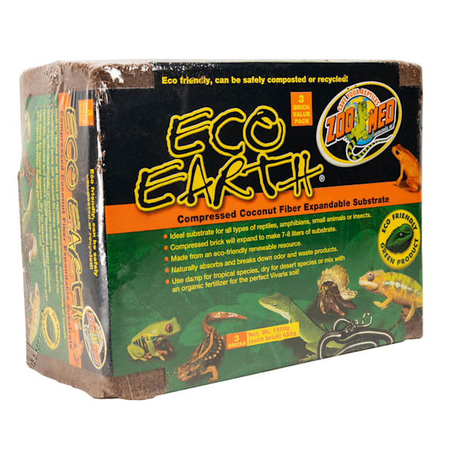 Zoo Med Eco Earth Compressed Coconut Fiber Expandable Substrate