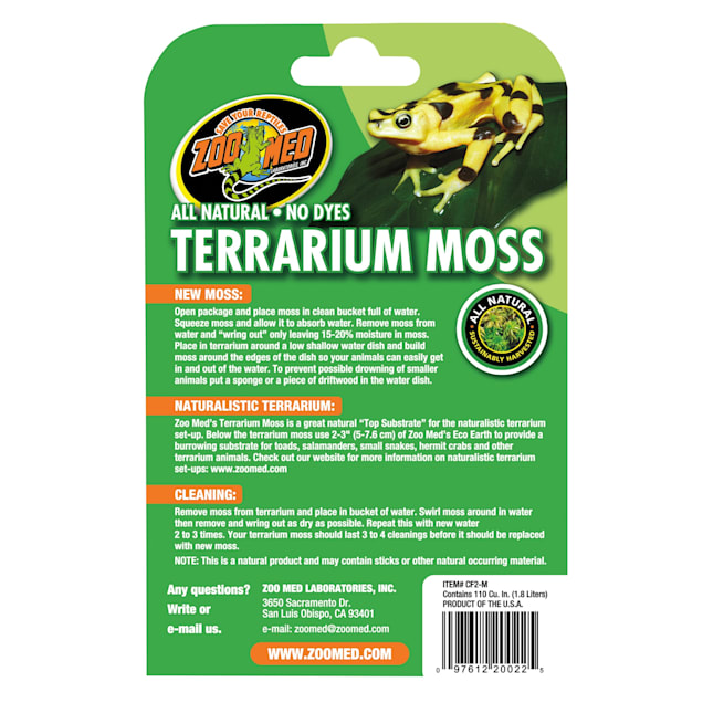 Natural Terrarium Moss For Pet Snails & Reptiles 100gr – Our Pet Snails