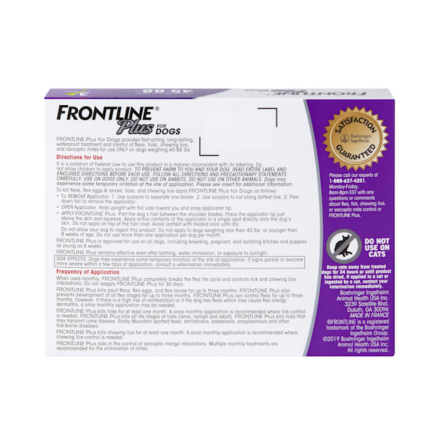 used frontline plus and still have fleas