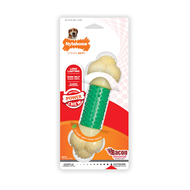 Nylabone Dura Chew Double Action Chew  Wolf, Medium - Carousel image #1