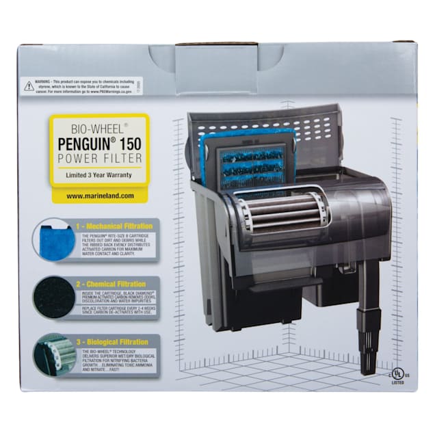 Marineland Penguin Bio Wheel Power Filter 150 Gph Petco
