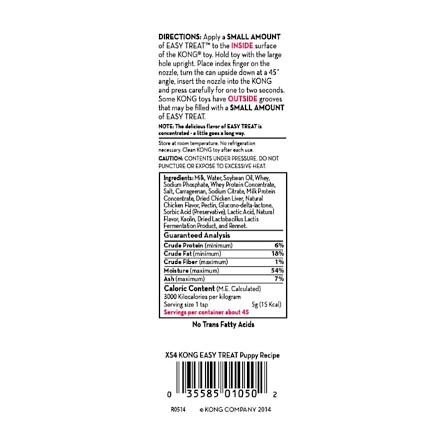 Kong easy treat 14 cheap oz