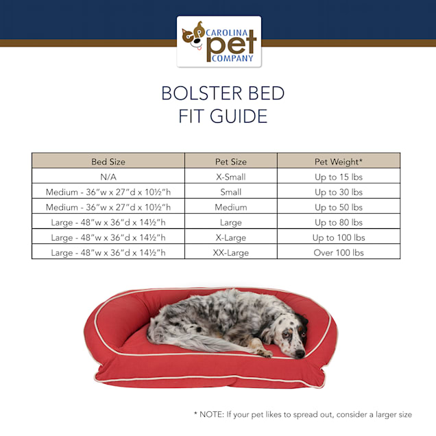 Carolina Pet Company Cream Microfiber Kuddler Lounge Dog Bed
