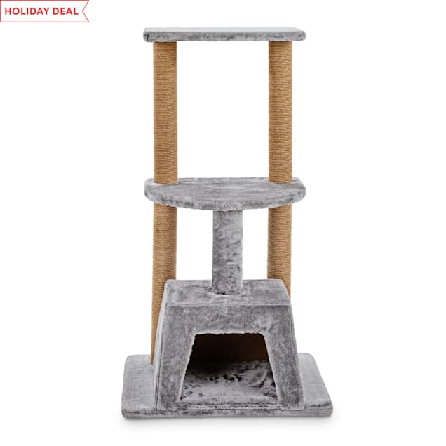 Animaze 3-Level Cat Tree with Condo, 23.8" L x 21" W x 41 ...