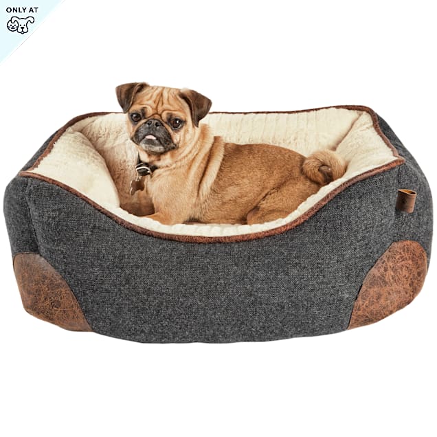 Harmony Grey Nester Memory Foam Dog Bed 24 L X 18 W Petco