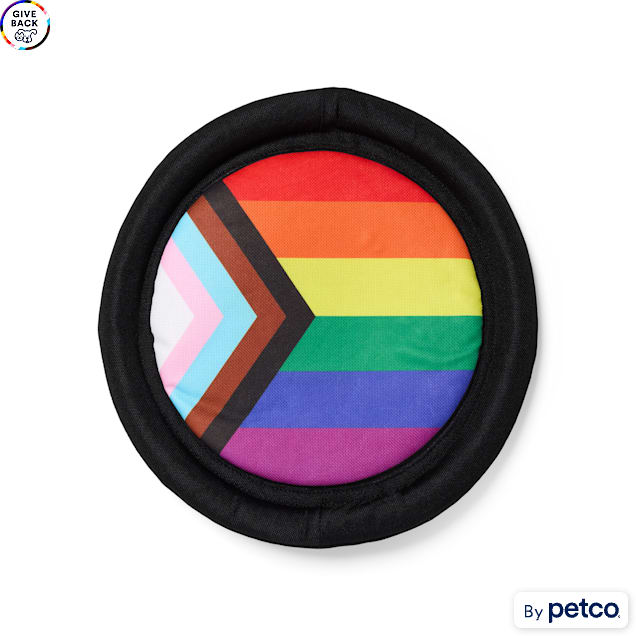 YOULY Pride Flyer Dog Toy, Large - Carousel image #1