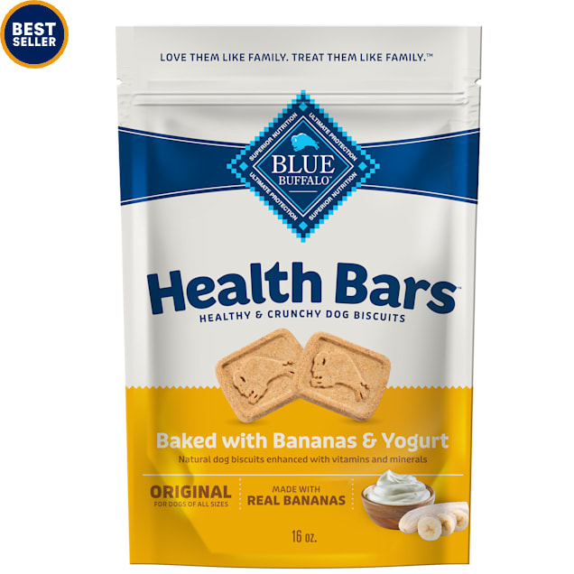 Blue Buffalo Blue Health Bars With Banana and Yogurt Dog Treats, 16 oz