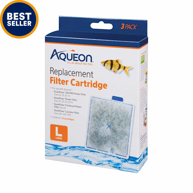 Aqueon Replacement Filter Cartridges, Large, Pack of 3 - Carousel image #1