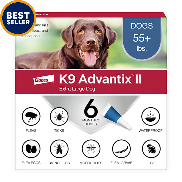 K9 Advantix Ii Topical Extra Large Dog Flea Tick Treatment Pack Of 6 Petco