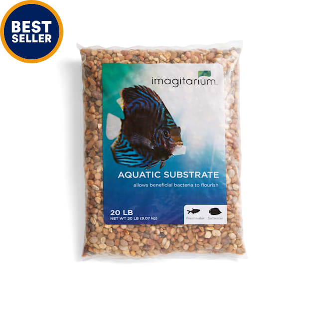 Imagitarium River Rock Shallow Creek Aquarium Gravel, 20 LBS Petco