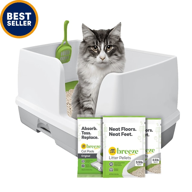 Purina Tidy Cats Breeze Litter Box System Starter Kit With Pellets Pads X Large Petco