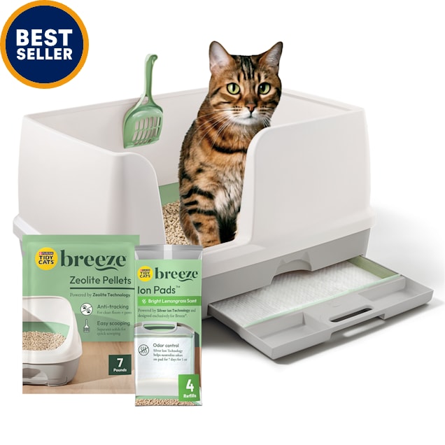 Purina Tidy Cats Breeze Litter Box System Starter Kit With Pellets Pads X Large Petco