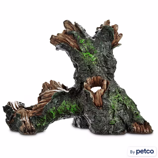 Imagitarium Large Tree Log Aquatic Decor - Carousel image #1
