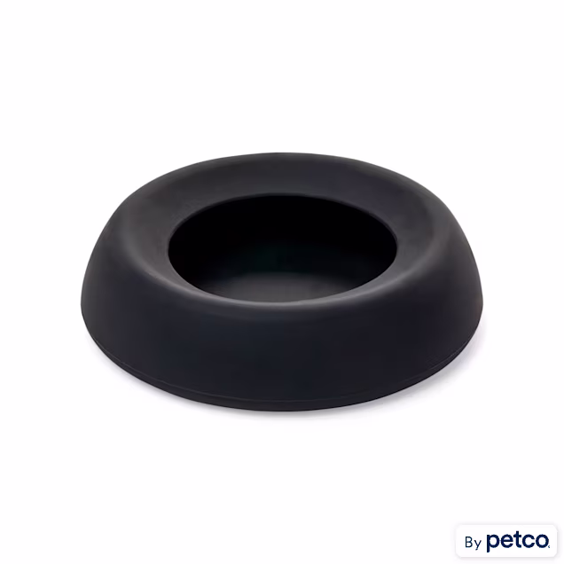 EveryYay Wet Your Whistle Black No-Spill Pet Bowl - Carousel image #1