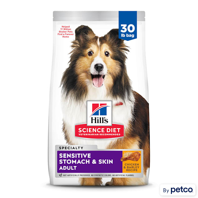 Hill's Science Diet Adult Sensitive Stomach & Skin Chicken Recipe Dry Dog Food, 30 lbs. - Carousel image #1