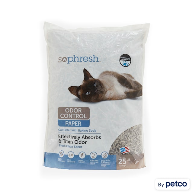 So Phresh Odor Control Paper Pellet Cat Litter, 25 lbs. - Carousel image #1