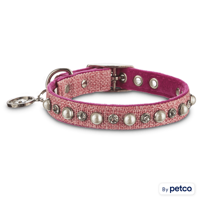 Bond & Co. Pink Pearl Collar, For Necks 10"-12" - Carousel image #1