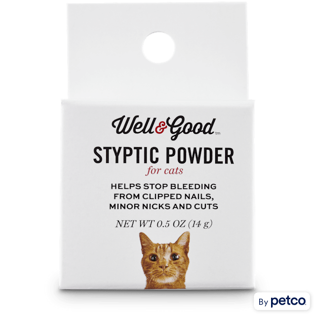 Well & Good Styptic Powder for Cats, 0.5 OZ - Carousel image #1