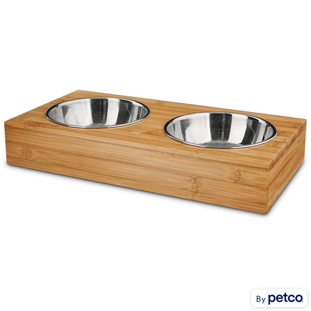 Loving Pets Wooden Layton Diner Dog Bowl