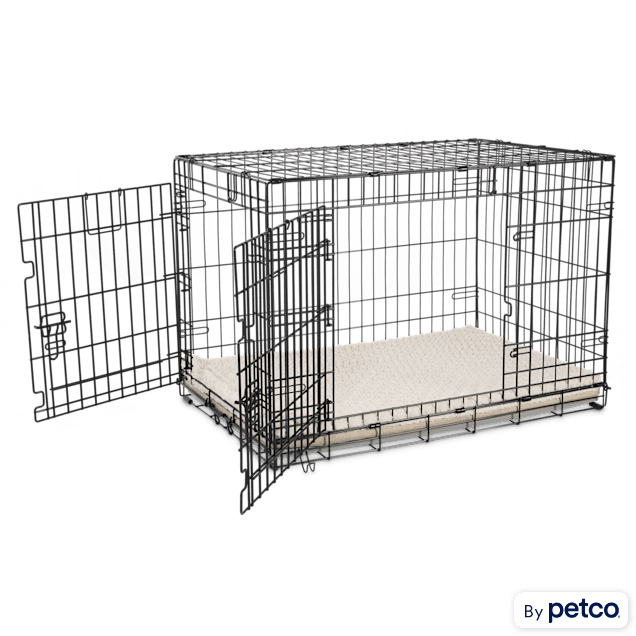 EveryYay Going Places 2Door Folding Dog Crate, 36.8" L X 23.2" W X 24.9" H Petco