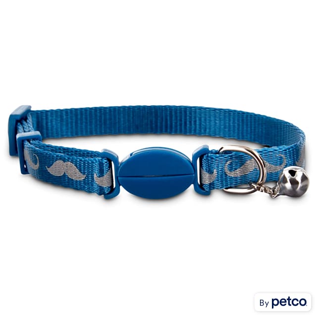 Good2Go Reflective Mustache Cat Collar, X-Small/XX-large - Carousel image #1