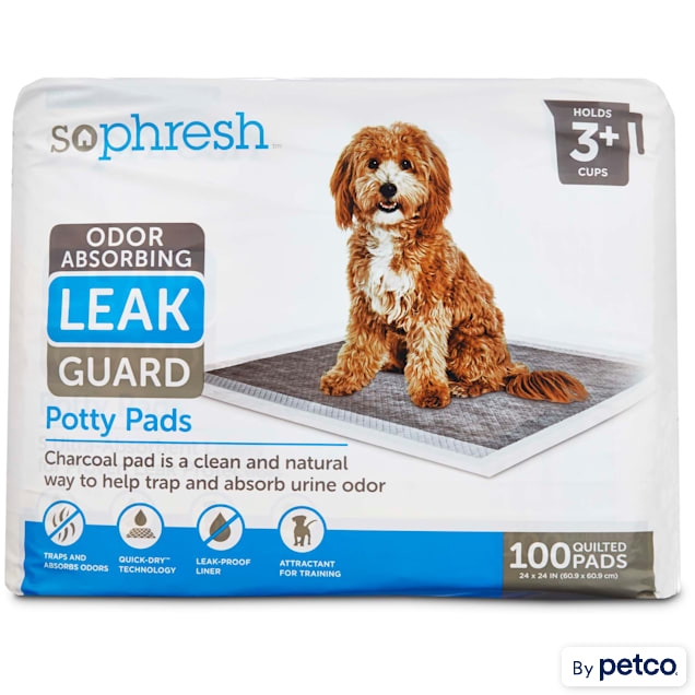 So Phresh Odor Absorbing Leak Guard Potty Pads, Count of 100 - Carousel image #1